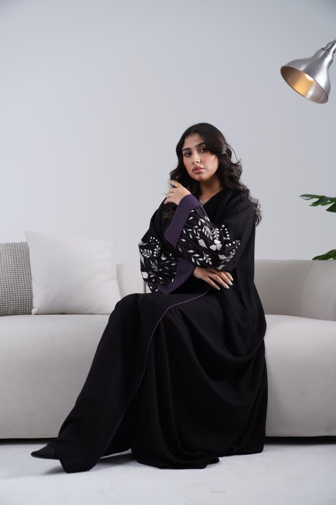 عباية عسيري بتطريز كمبيوتر - الصورة 4