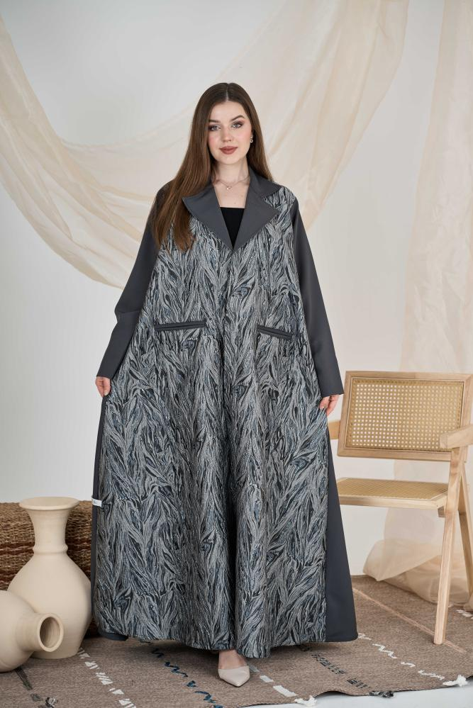 عباية بليزر رمادي كالوش - الصورة 2