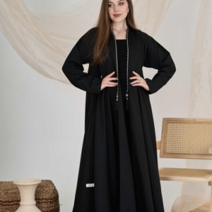 عباية كتان سدو سوداء
