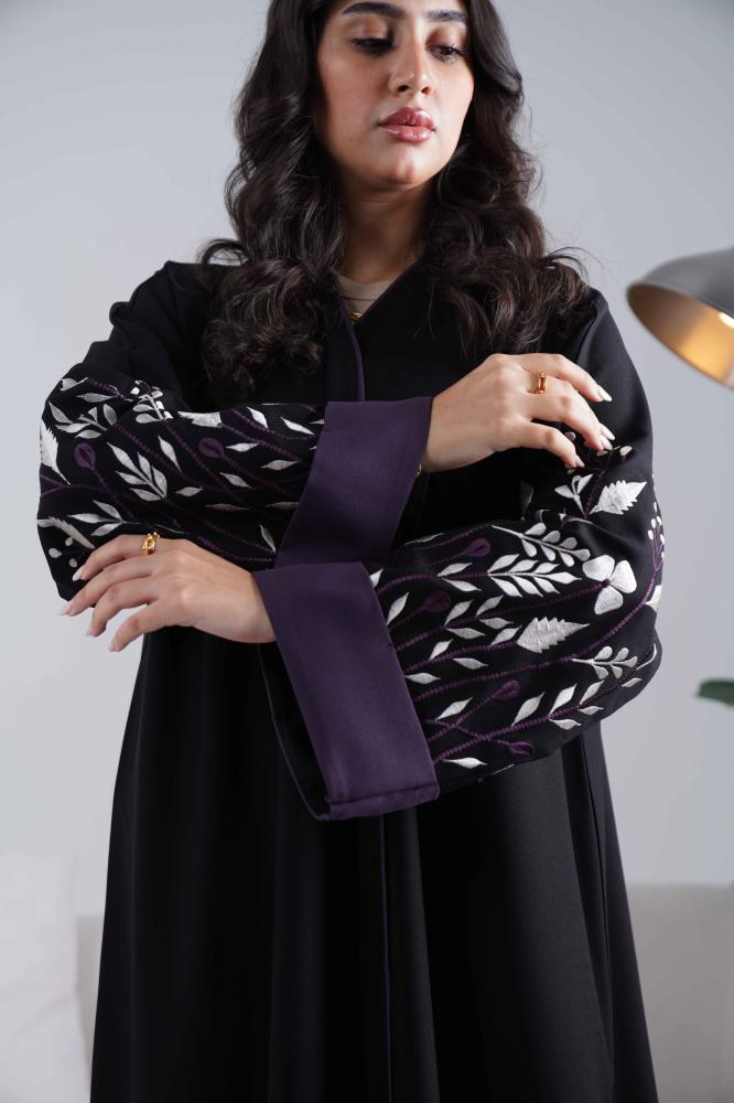 عباية عسيري بتطريز كمبيوتر - الصورة 2