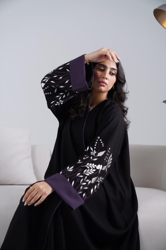 عباية عسيري بتطريز كمبيوتر - الصورة 5