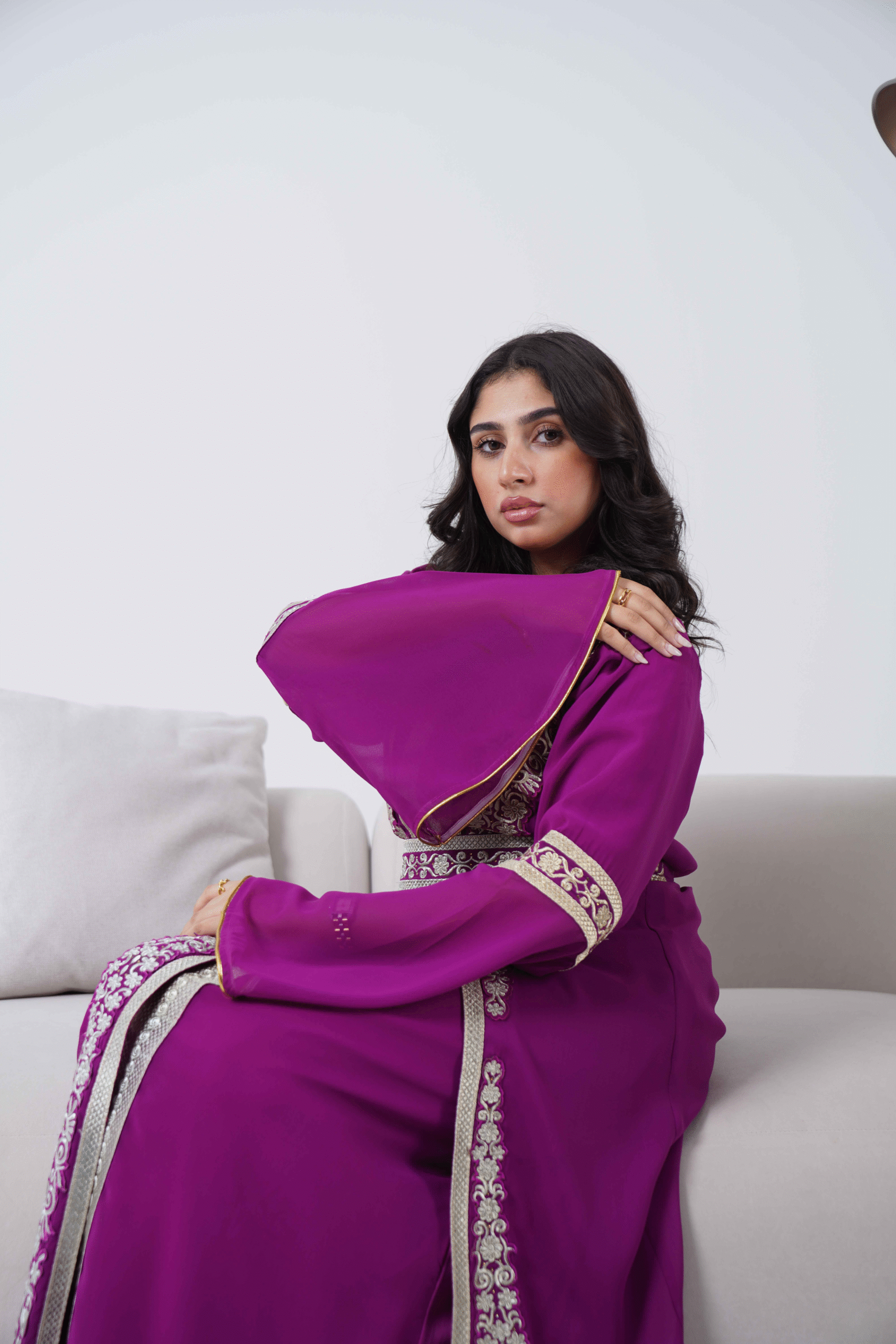 قفطان مغربي فخم 597 - الصورة 5