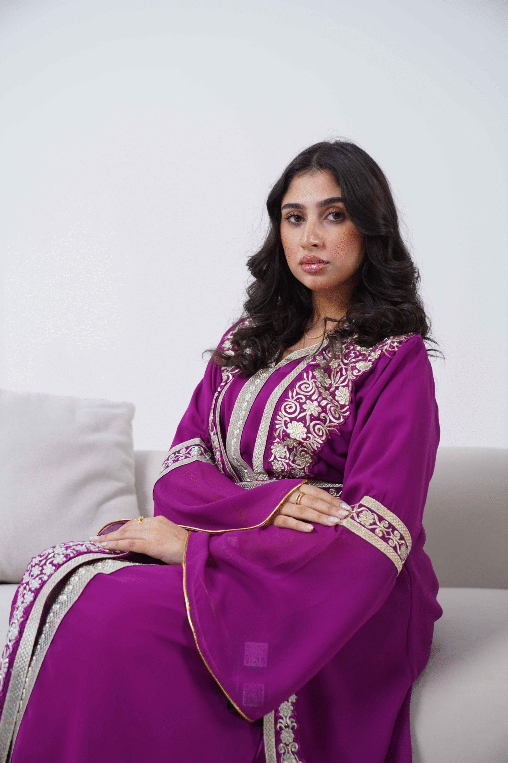 قفطان مغربي فخم 597 - الصورة 6